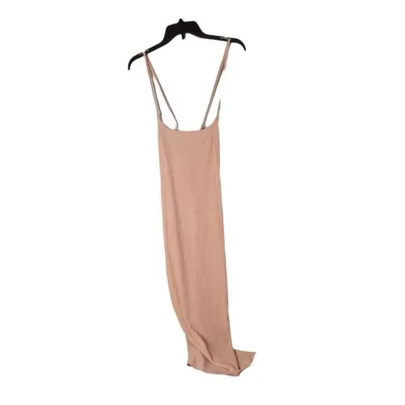 Solid Crisscross Cami Lounge Dress - Picture 3 of 10